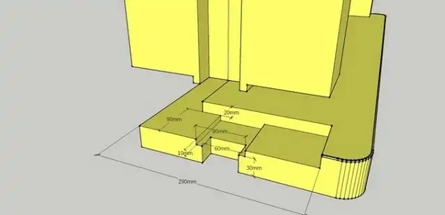 Проектирование окосячки в программе SketchUp 
