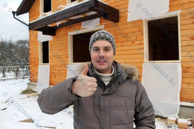 ФотоОтчет 5 Окосячка в доме из профилированного бруса