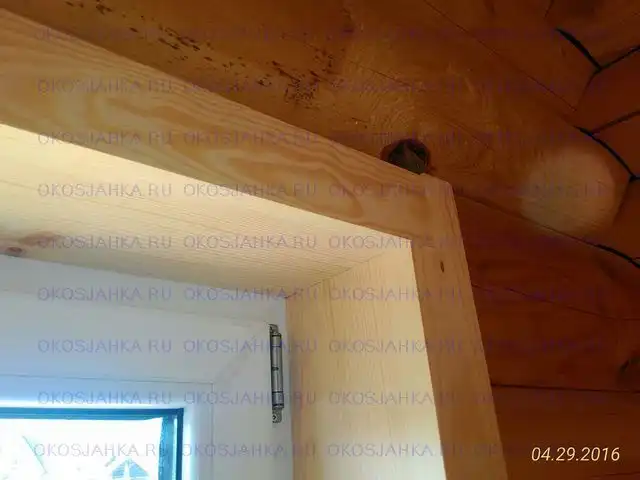 Соединение в замке окосячки
