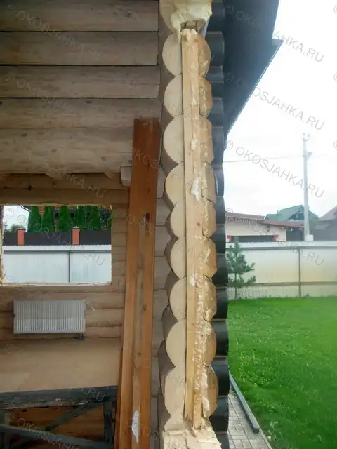 Окосячка из бруска не помогла