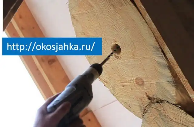 Сверлим отверстие для глухаря