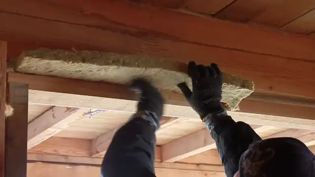 Закладка утеплителя