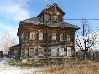 Образец старинной домовой резьбы